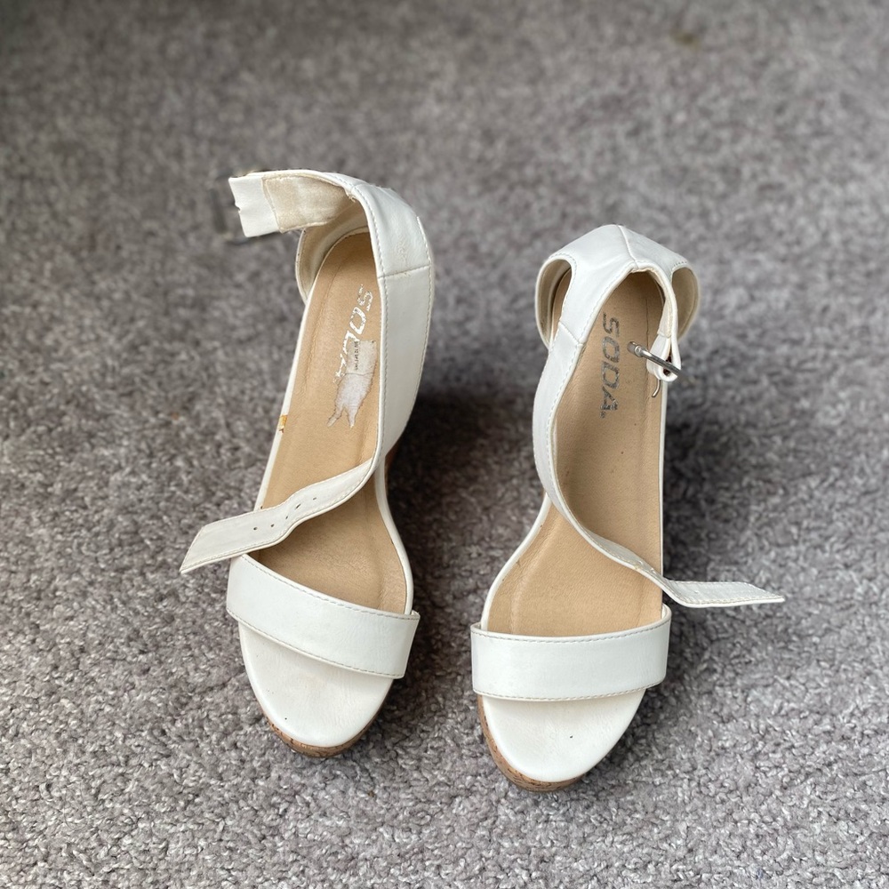 Beautiful white heels